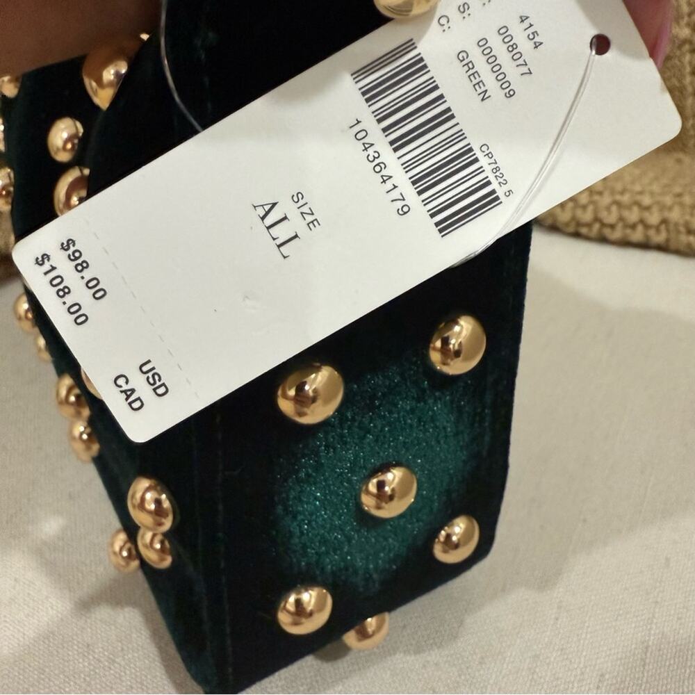 By Anthropologie Studded Velvet Shoulder Bag - Picture 5 of 6